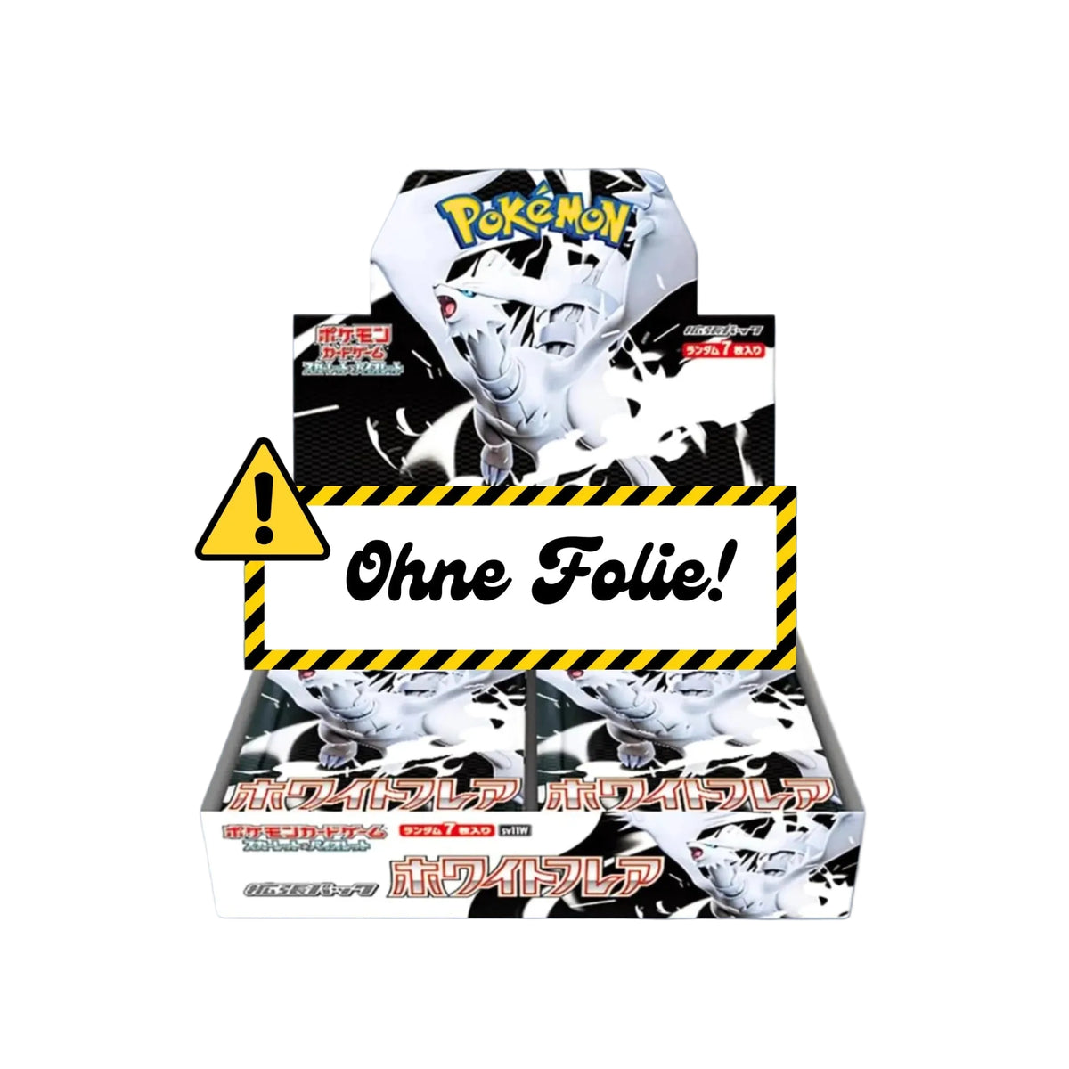 Pokémon White Flare Display SV11W - Japanische Version ohne Folie - pokitrio