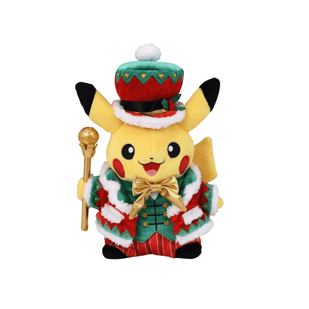 Pokémon Center Japan Pikachu Plushie Christmas 2018 - pokitrio